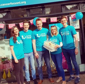Leading law firm Arthur Cox has raised over £3,500 for Cancer Focus Northern Ireland as part the Big Shops’ Showdown, a one-day charity shop takeover challenge.