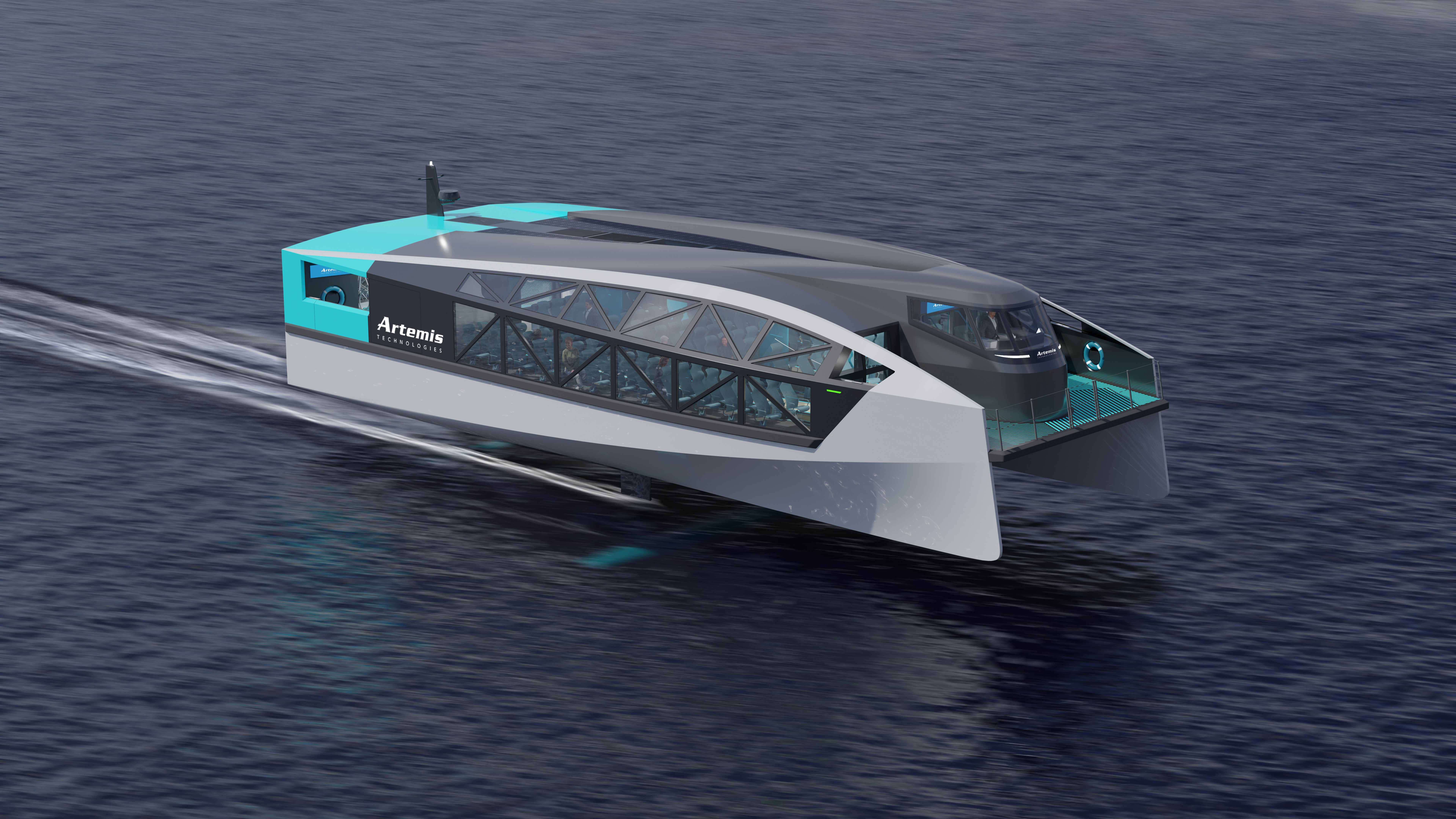 Artemis Technologies unveils electric passenger ferry.